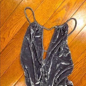 Sexy Velvet Urban Outfitters Bodysuit